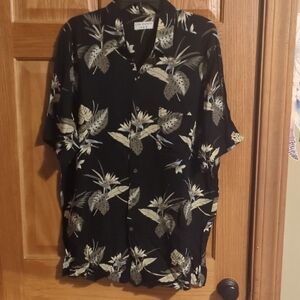 Covington Black Casual Button Down Shirt